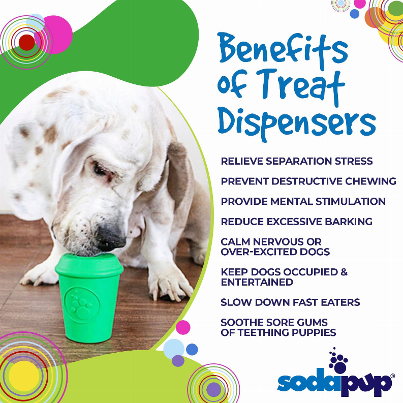 SodaPup Coffee Cup Chew Toy and Treat Dispenser