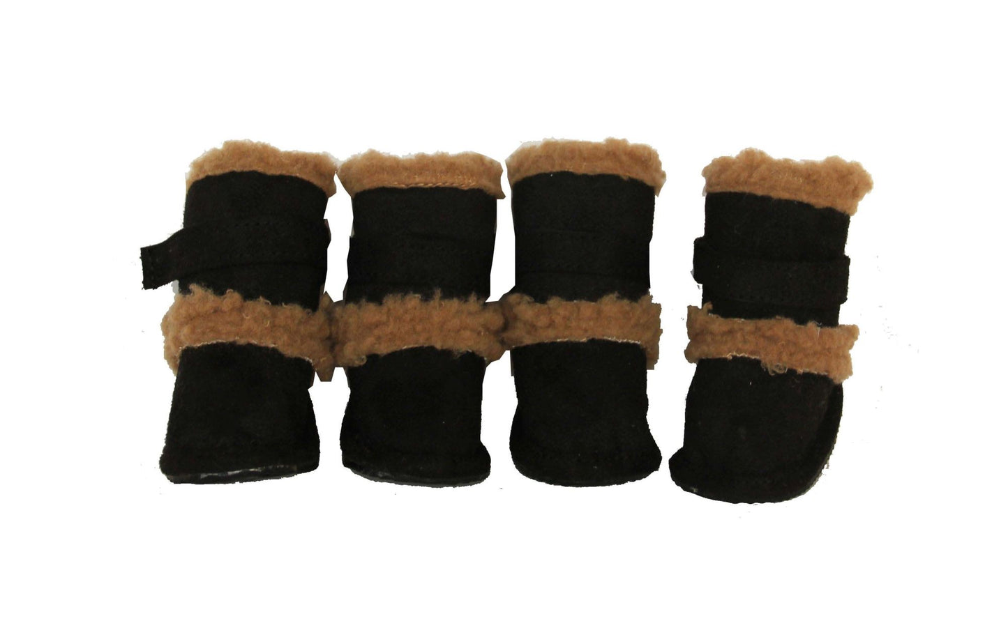 Suede & Sherpa Dog Boots